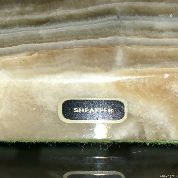 Vintage Sheaffer Marble twin pen Stand - Picture 3 of 3